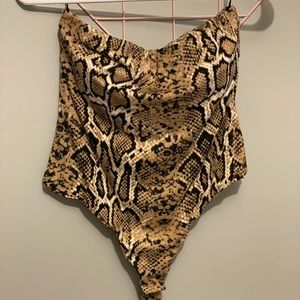 🐍Snake Skin Print Bodysuit